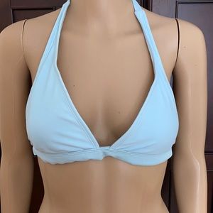 No Boundaries sz M EUC bathing suit top baby blue